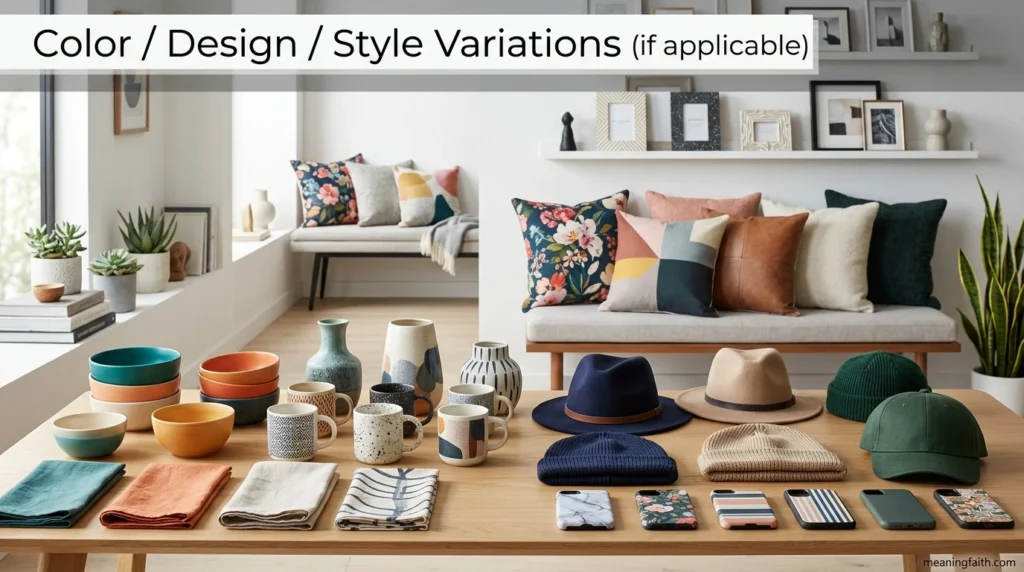 Color / Design / Style Variations (if applicable)