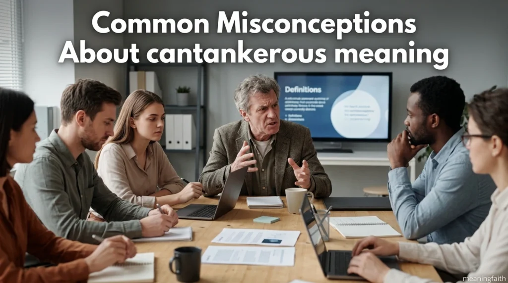 Common Misconceptions About cantankerous meaning