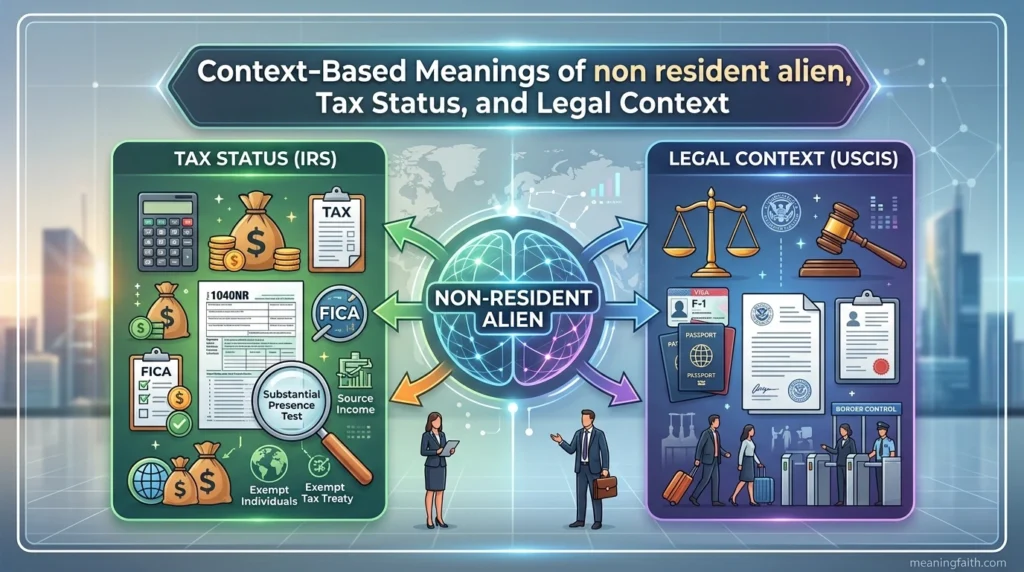 Context-Based Meanings of non resident alien meaning