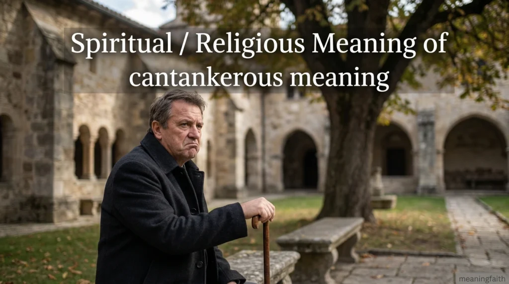 Spiritual / Religious Meaning of cantankerous meaning