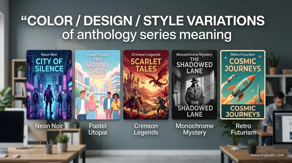 Color / Design / Style Variations of anthology series meaning