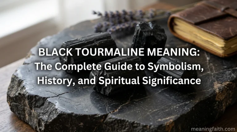 black tourmaline meaning: The Complete Guide to Symbolism, History, and Spiritual Significance