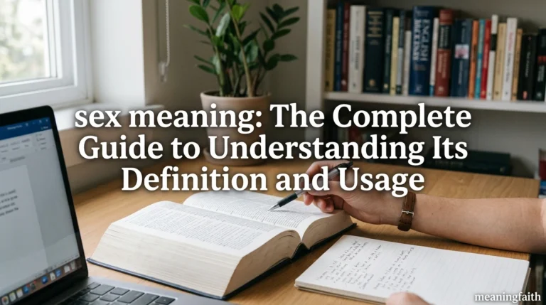 sex meaning: The Complete Guide to Understanding Its Definition and Usage