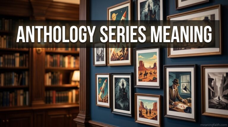 anthology series meaning