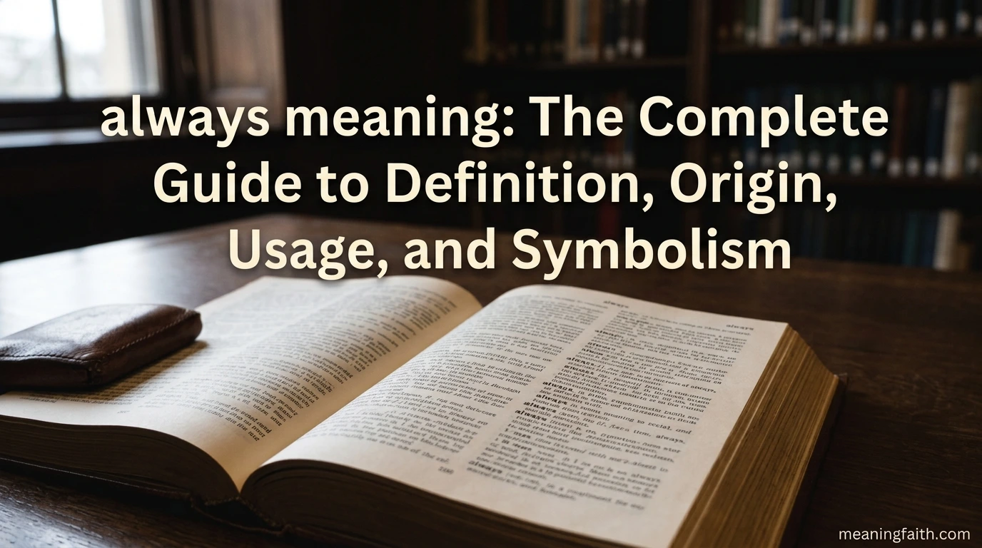 always meaning