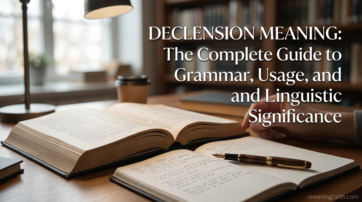 declension meaning