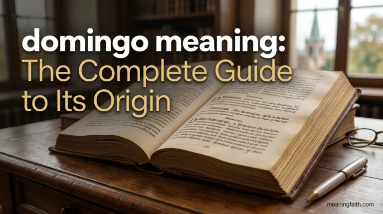 domingo meaning