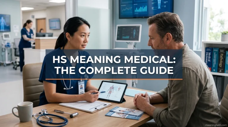 hs meaning medical