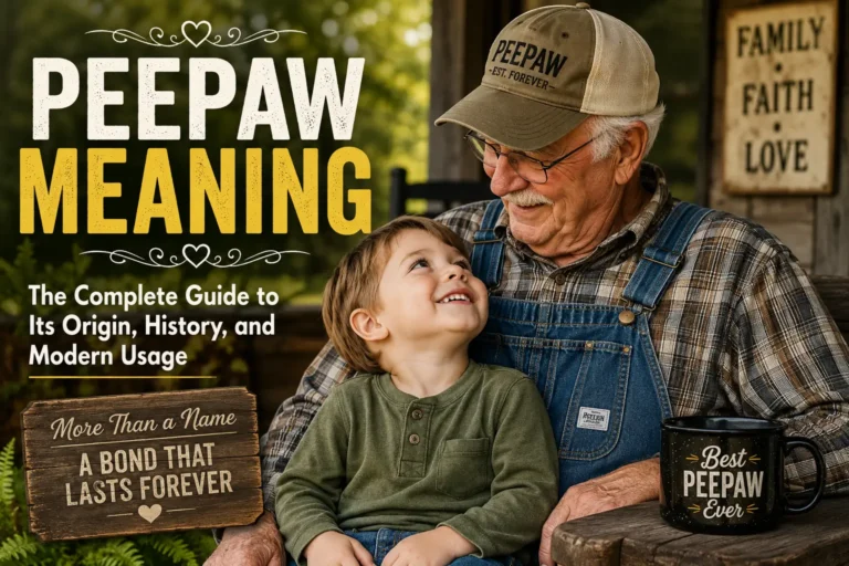 peepaw meaning