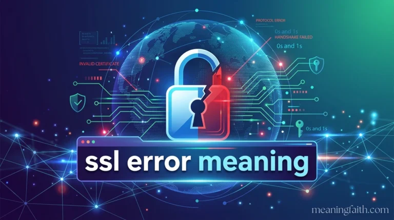 ssl error meaning